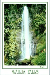 Wailua Falls on the Hana coastline of Maui Hawaii Postcard