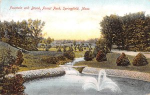 Fountain & Brook Forest Park - Springfield, Massachusetts MA