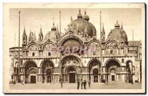 Old Postcard Venezia Marco Basilica Di S