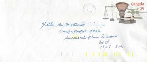 Entier Postal Stationery Postal Canada Montreal Balance Dayton