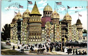 Corn Palace Mitchell South Dakota Tourist Attraction Annual Decoration Postcard