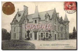 Old Postcard Fougeres Chateau de M Chesnardiere