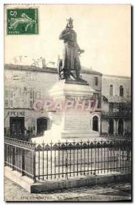 Old Postcard Acute Dead Statue of Saint Louis Grocery