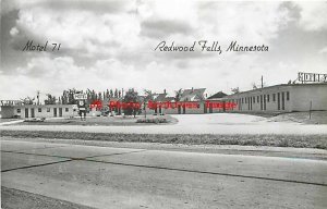 MN, Redwood Falls, Minnesota, RPPC, 71 Motel, Exterior View, Photo