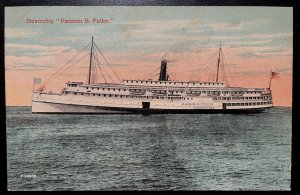 Vintage Postcard 1907-1915 Steamship Ransom B. Fuller, Bath, Maine (ME)