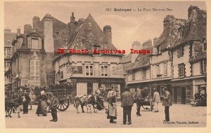 France, Quimper, La Place Terreau-Doc, Villard Collection No 852