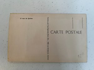 Clown Carnival D'Hiver Quebec Canada Pull-Out Antique Novelty Postcard