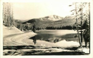 Wyoming 1930s Sylvan Lake Top Notch #35377 RPPC Photo Postcard 22-4647