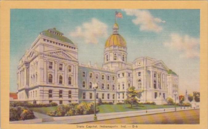 State Capitol Building Indianapolis Indiana Dexter Press