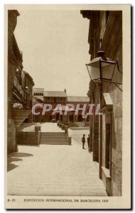 Old Postcard Spain Espana Spain Exposicion Internacional Barcelona 1929