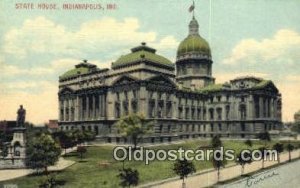 Indianapolis, Indiana, IN State Capital USA 1911 postal used 1911