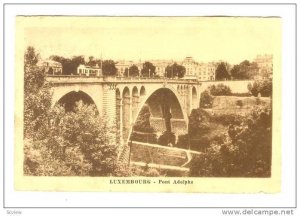 Bridge (Side View), Pont Adolphe, Luxembourg, 1900-1910s