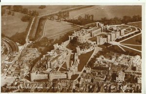 Berkshire Postcard - Windsor Castle from The Air - Real Photograph - Ref 12691A