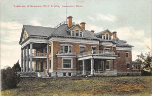 Residence of Gov. WR Stubbs Lawrence Kansas