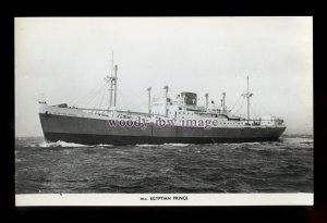 cb0024 - Prince Line Cargo Ship - Egyptian Prince - postcard