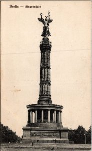 Germany Berlin Siegessäule Vintage Postcard B132