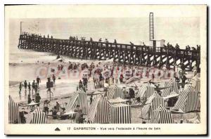 Postcard Old Capbreton View Towards I'Estacade