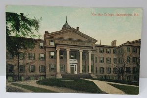 Hagerstown MD Kee - Mar College Maryland Postcard N11