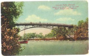 High Bridge in Lincoln Park, Chicago Illinois, IL,  Divided Back