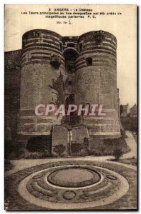 Angers Old Postcard The castle