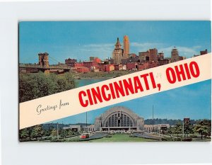 Postcard Greetings from Cincinnati, Ohio