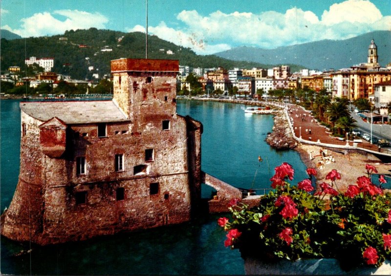 Italy Rapallo Seaside Promenade and General View 1963