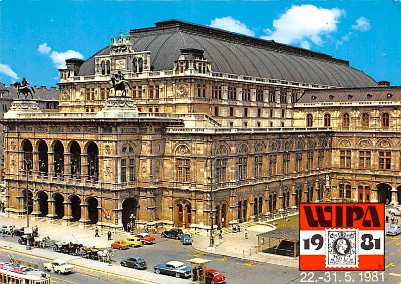 Staatsoper, Opera House Wien, Vienna Austria Unused 