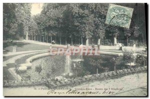 Old Postcard Saint Cloud Fountains 3 broths Basin