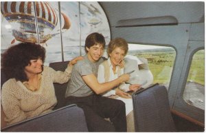 First Lady Nancy Reagan Son Ron Jr. and his Wife Doria Aboard Blimp