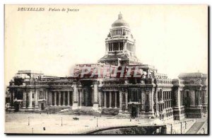 Belgie Belgium Brussels Old Postcard Courthouse