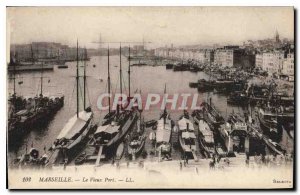 Postcard Old Marseille Vieux Port