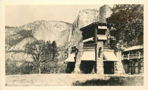 RPPC Postcard California Yosemite NP 1940s Ahwahnee Valley 23-8265