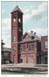Fire Hall , ORILLIA , Ontario , Canada , PU-1908