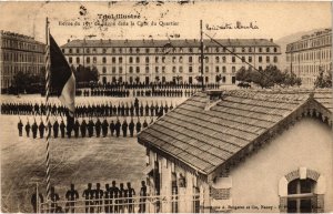 CPA Militaire Toul - Revue du 153e de Ligne dans la Cour du (90482)