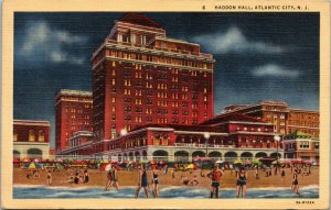 Haddon Hall, Atlantic City New Jersey postcard