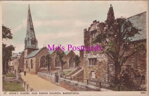 Devon Postcard - Barnstaple, St Anne's Chapel and Parish Church RS37941