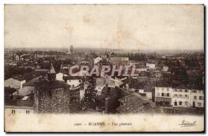 Roanne - Vue Generale - Old Postcard