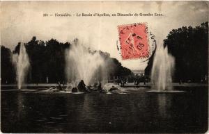CPA VERSAILLES - Le Bassin d'Apollon un Dimanche de GRANDES-EAUX (353473)