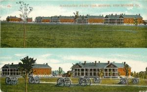 IA, Des Moines, Iowa, Fort Des Moines, Barracks, Multi View