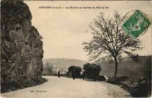 CPA AUBUSSON Les Rochers au Tournant du Pied du Roi (1144352)