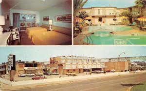 Corpus Christi Texas Mayflower Hotel and Swimming Pool Vintage Postcard AA71721