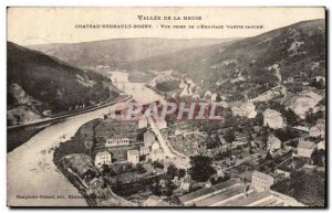 Chateau Regnault Bogny - View from the Hermitage - Old Postcard