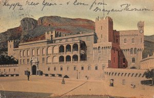 The Prince's Palace, Principality of Monaco, early postcard, used in 1907