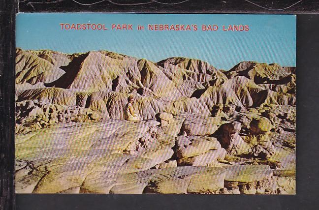 Toadstool Park in Nebraska's Bad Lands Postcard 