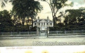 Longfellow's Home - Cambridge, Massachusetts MA  