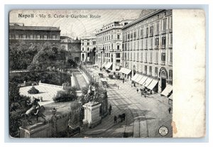 C. 1910 Napoli Street View City Scenes Trolley Boats Lot Of 7 Postcards P222