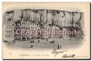 Postcard Old Treport Les Villas de la Plage