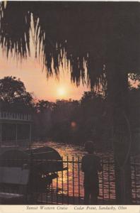 Sunset Western Cruise, Cedar Point, Sandusky, Ohio, unused Postcard