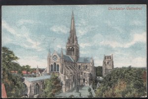 Sussex Postcard - Chichester Cathedral     RT1397