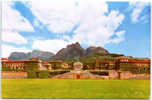 VINTAGE POSTCARD CONTINENTAL SIZE UNIVERSITY OF CAPE TOWN SOUTH AFRICA 1977